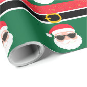 Santa ist hier geschenkpapier (Rolleneckpunkt)