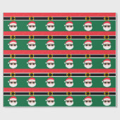 Santa ist hier geschenkpapier (Flach)