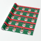Santa ist hier geschenkpapier (Ungerollt)