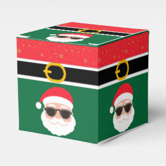Santa ist hier geschenkschachtel