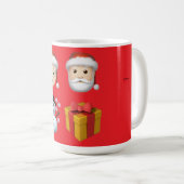 Santa ist in der Stadt Kaffeetasse (VorderseiteRechts)