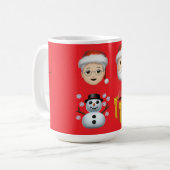 Santa ist in der Stadt Kaffeetasse (Vorderseite Links)