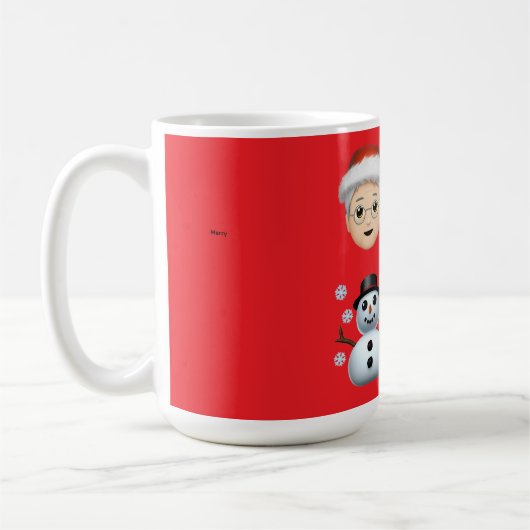 Santa ist in der Stadt Kaffeetasse (Links)