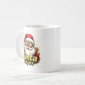 Santa ist mein BFF-Mug – Lustiger Weihnachtskaffee Kaffeetasse (Vorderseite Links)