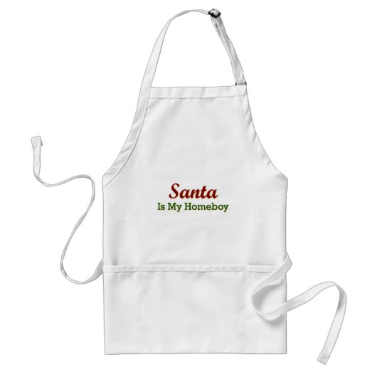 Santa ist mein Hausmädchen Schürze (Vorne)