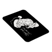 Santa ist nicht real —.pnng magnet (Rechte Seite)