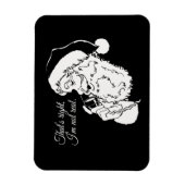 Santa ist nicht real —.pnng magnet (Vertikal)