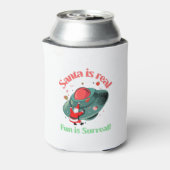 Santa ist wahrer Spaß ist surreal Dosenkühler (Kanne Rückseite)