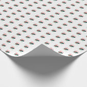 Santa ist wahrer Spaß ist surreal Geschenkpapier (Ecke)