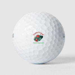 Santa ist wahrer Spaß ist surreal Golfball