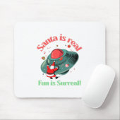 Santa ist wahrer Spaß ist surreal Mousepad (Mit Mouse)