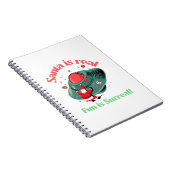 Santa ist wahrer Spaß ist surreal Notizblock (Rechte Seite)