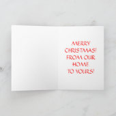 Santa & Jack Russell Feiertagskarte (Innenseite)