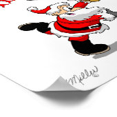 Santa jagen poster (Ecke)