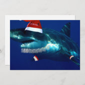 Santa Jaws Feiertagskarte (Vorne/Hinten)