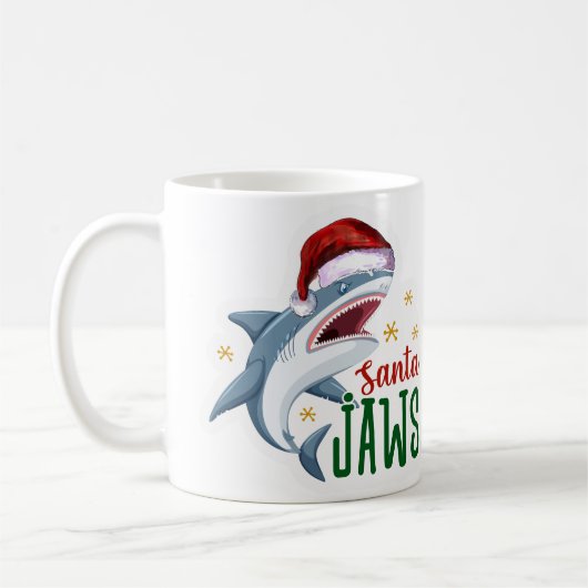 Santa Jaws Kaffeetasse (Links)
