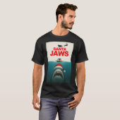 Santa Jaws Mädchen Geschenk Geschenk T-Shirt (Vorne ganz)