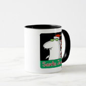 Santa Jaws Tasse (VorderseiteRechts)