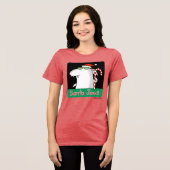 Santa Jaws Tri-Blend Shirt (Vorderseite voll)