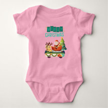 Santa-Jersey Baby Bodysuit