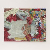 Santa Jigsaw Puzzle "Twente es überprüfen" 520 Stü (Horizontal)