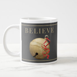 Santa JINGLE BELL, GLAUBWÜRDIGE Typografie Jumbo-Tasse