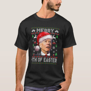 Santa Joe Biden frohe 4. Osterfeiertag T-Shirt