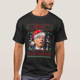 Santa Joe Biden frohe 4. Ostersonnenlicht T-Shirt