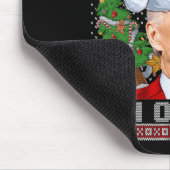 Santa Joe Biden Glückwunsch 4. Juli Ugly Weihnacht Mousepad (Ecke)