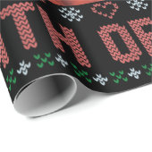 Santa Joe Biden Happy 4. Juli Ugly Weihnachten Geschenkpapier (Rolleneckpunkt)