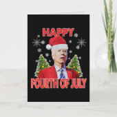 Santa Joe Biden Happy 4. Juli Weihnachten (Vorderseite)