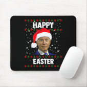 Santa Joe Biden Happy Oaster Ugly Christmas Sweate Mousepad (Mit Mouse)
