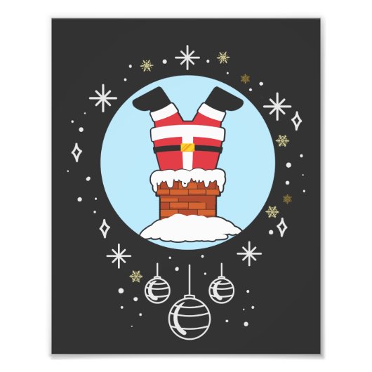Santa Jolly Hospho Fotodruck (Vorne)