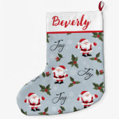 Santa Joy Große Weihnachtsfeier Strumpf Großer Weihnachtsstrumpf (Rückseite)