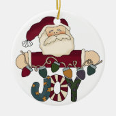 Santa Joy Keepake Ornament (Vorne)