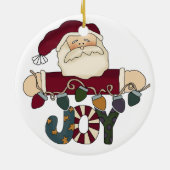 Santa Joy Keepake Ornament (Hinten)