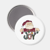 Santa Joy Magnet (Vorderseite/Rückseite)
