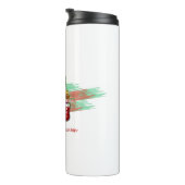 Santa Joy Sock Christmas Thermal Tumbler Thermosbecher (Nach rechts gedreht)