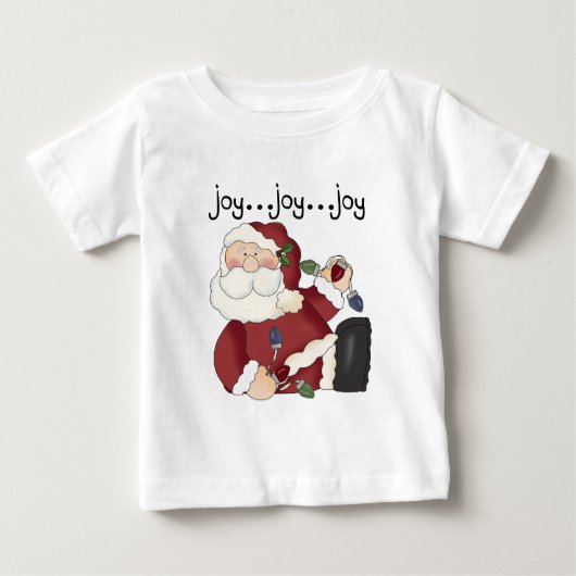 Santa Joy T - Shirt und Geschenke (Vorderseite)