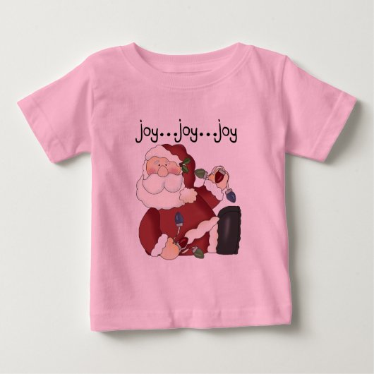 Santa Joy T - Shirt und Geschenke (Vorderseite)