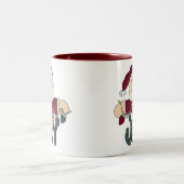 Santa Joy Zweifarbige Tasse (Mittel)