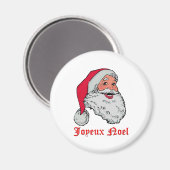 Santa Joyeux Weihnachten Magnete Magnet (Vorderseite/Rückseite)