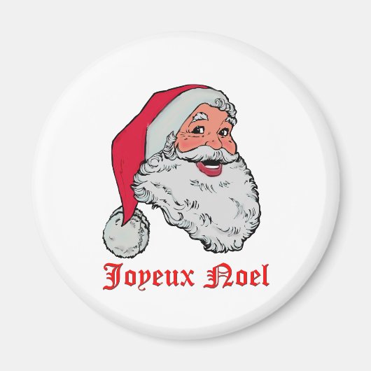 Santa Joyeux Weihnachten Magnete Magnet (Vorne)