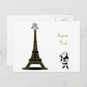 Santa Joyeux Weihnachten Paris Weihnachten (Vorne/Hinten)