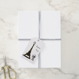 Santa Joyeux Weihnachten Paris Weihnachten Geschenkanhänger