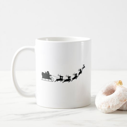 Santa  kaffeetasse (Mit Donut)