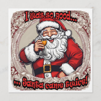 Santa kam zweimal! einladung