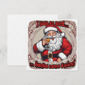 Santa kam zweimal! einladung (Vorne/Hinten)
