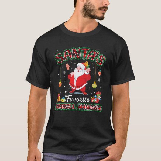 Santa Kariert C. ist der Lieblingszahlenmanager de T-Shirt (Vorderseite)