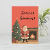 Santa Karte (Stehend Vorderseite)